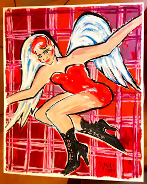 Elvira Bach - Angel kaufen? Bieten Sie von 1100!