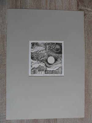 Frits Lindeman - Ets. Titel. Droom in de middag. kopen? Bied vanaf 20!