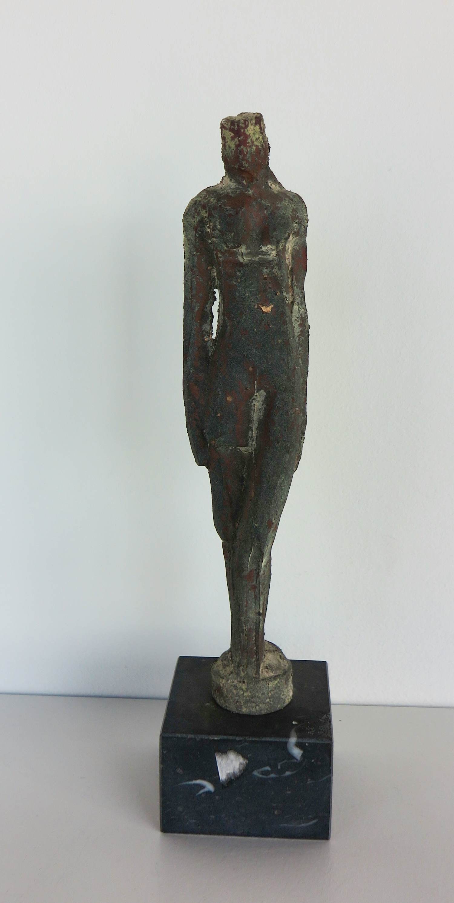 Andre Vranken - Bronzen beeld, Staand figuur / Messina + boek! kopen? Bied vanaf 100!