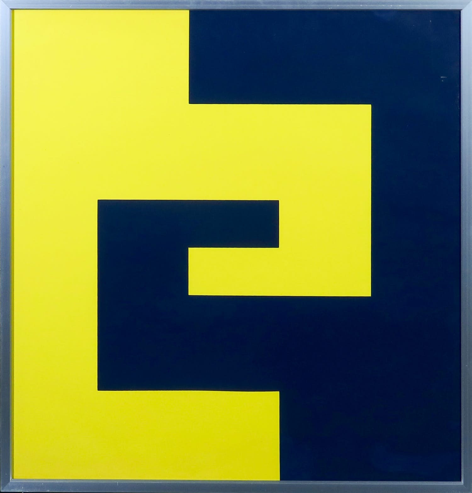 Cyril Lixenberg - Zeefdruk, Geometrische compositie - Ingelijst kopen? Bied vanaf 50!