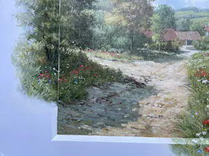 Peter Motz - Zomers vergezicht met klaprozen kopen? Bied vanaf 150!