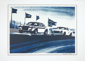 Rene Brone - Zeefdruk, Auto race kopen? Bied vanaf 1!