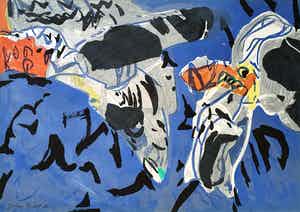 Jurjen de Haan - Kleurenlitho (1980) verkocht voor € 85!