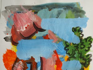 Peter Klashorst - Acrylverf op papier – Abstract 8 – 47,5 x 36 cm - 2016 kopen? Bied vanaf 35!