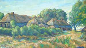 Petrus Theodorus Panhuizen - Brabants landschap verkocht voor € 110!