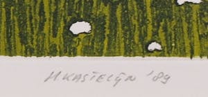 Henk Kastelijn - Kleurenets, Wachten op de Zomer I - Ingelijst kopen? Bied vanaf 20!