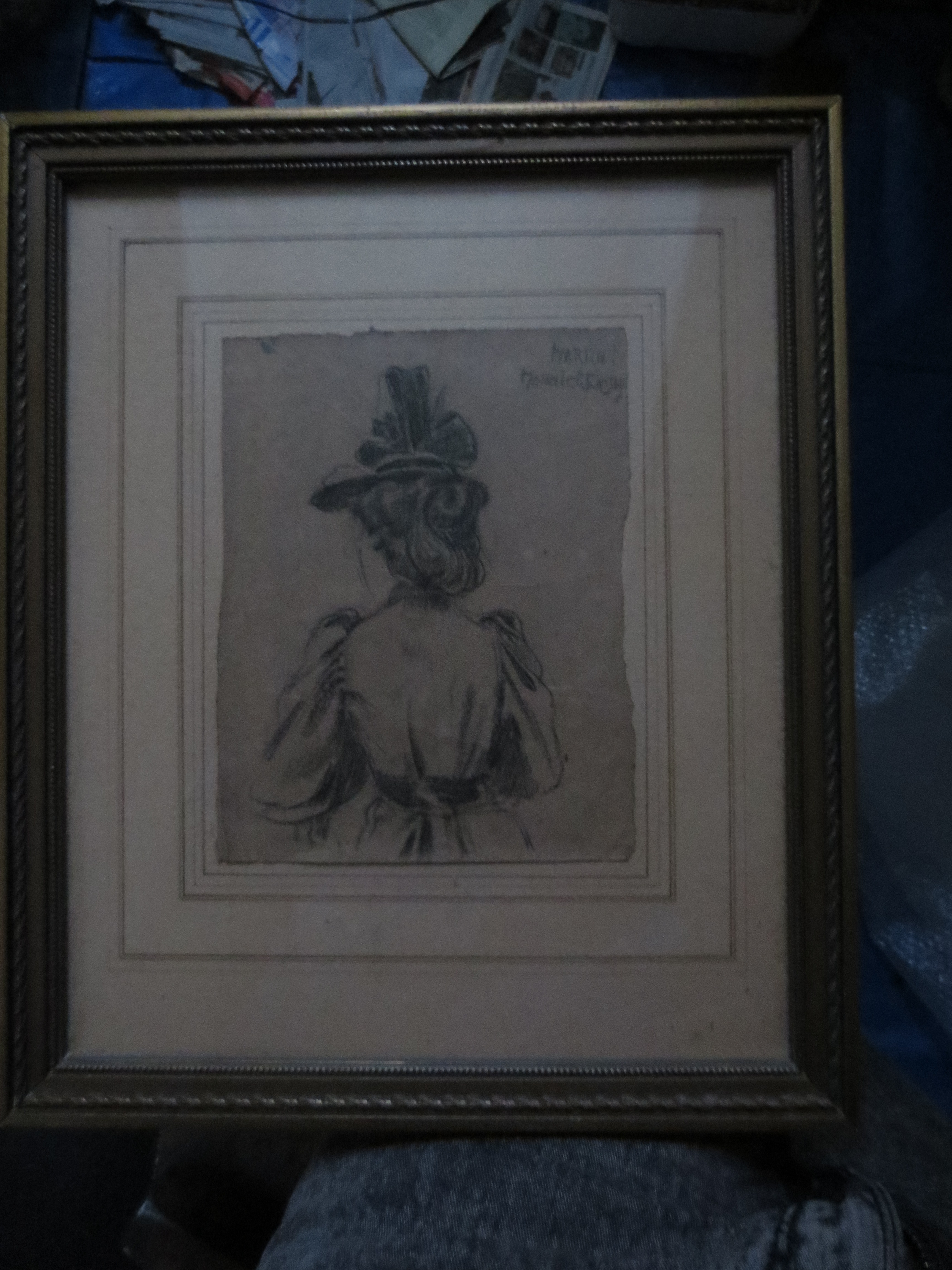 Martin Monnickendam - Dame met hoed. kopen? Bied vanaf 40!