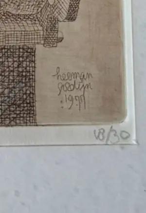 Herman Gordijn - Mona met kinderwagen/Menton kopen? Bied vanaf 100!