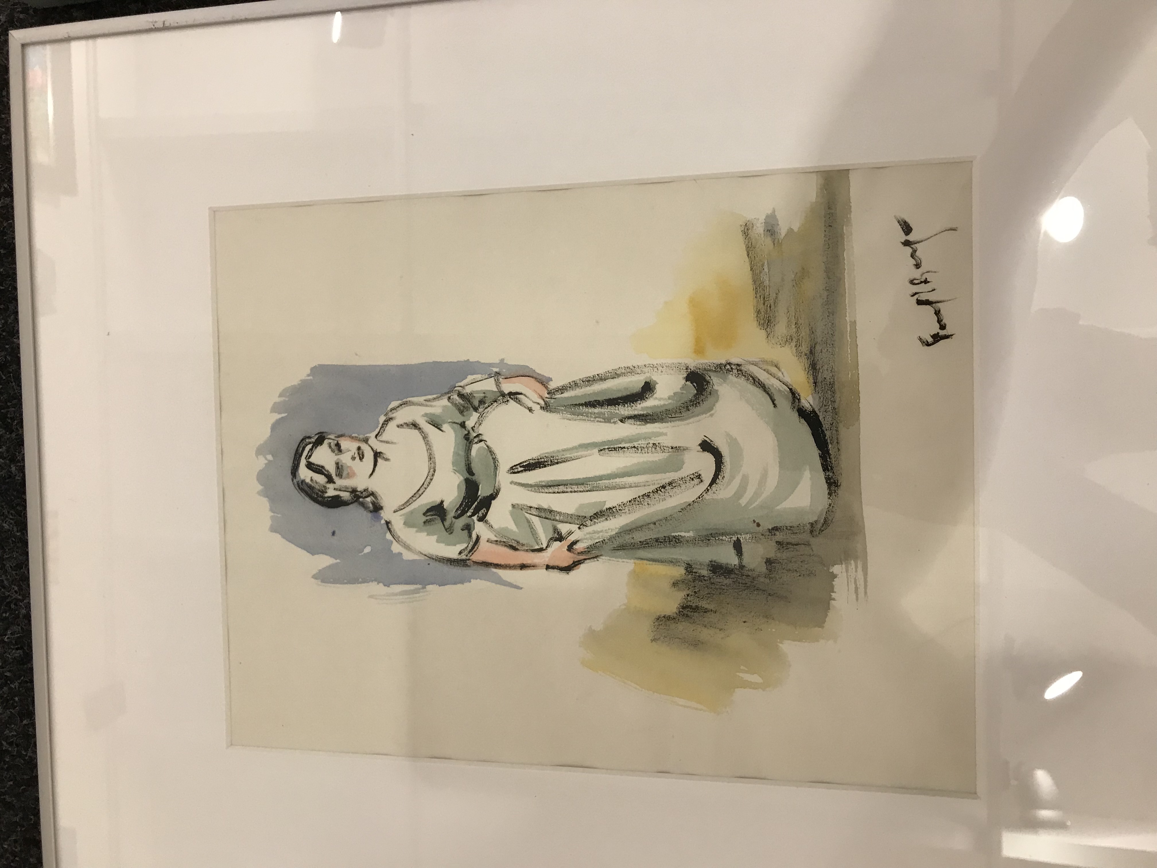 Freek van den Berg - 2 x Aquarel met lijst. kopen? Bied vanaf 199!