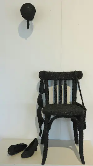 Michel Kourline - Meerdelig kunstobject / installatie,, La nuite tombee kopen? Bied vanaf 150!