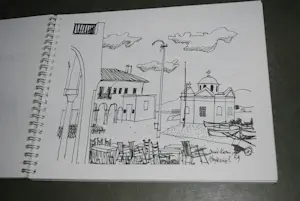 Charles Eyck - Christelijke scene - fraai ingelijste kleurenlitho - extra: schetsboek kopen? Bied vanaf 75!