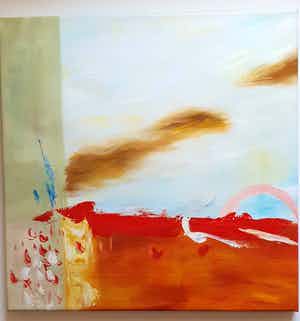 Han Teng - Abstract verkocht voor € 75!