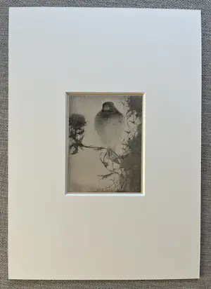 Jan Mankes - Originele Heliogravure - Puttertje op Tak 1923 kopen? Bied vanaf 175!
