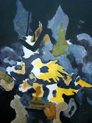 Georges Braque - Vaas met gele bloemen en palet - 1955 - Originele lithografie - Mourlot kopen? Bied vanaf 80!