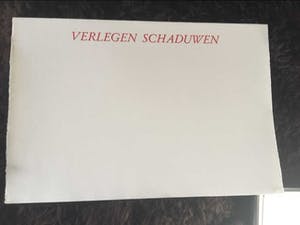 Klaas Gubbels - "Verlegen schaduwen" - complete portfolio kopen? Bied vanaf 399!