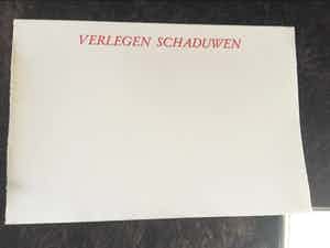 Klaas Gubbels - "Verlegen schaduwen" - complete portfolio verkocht voor € 399!