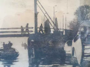 Willem Witsen - Gezicht op de Kikkerbilsluis Amsterdam kopen? Bied vanaf 150!