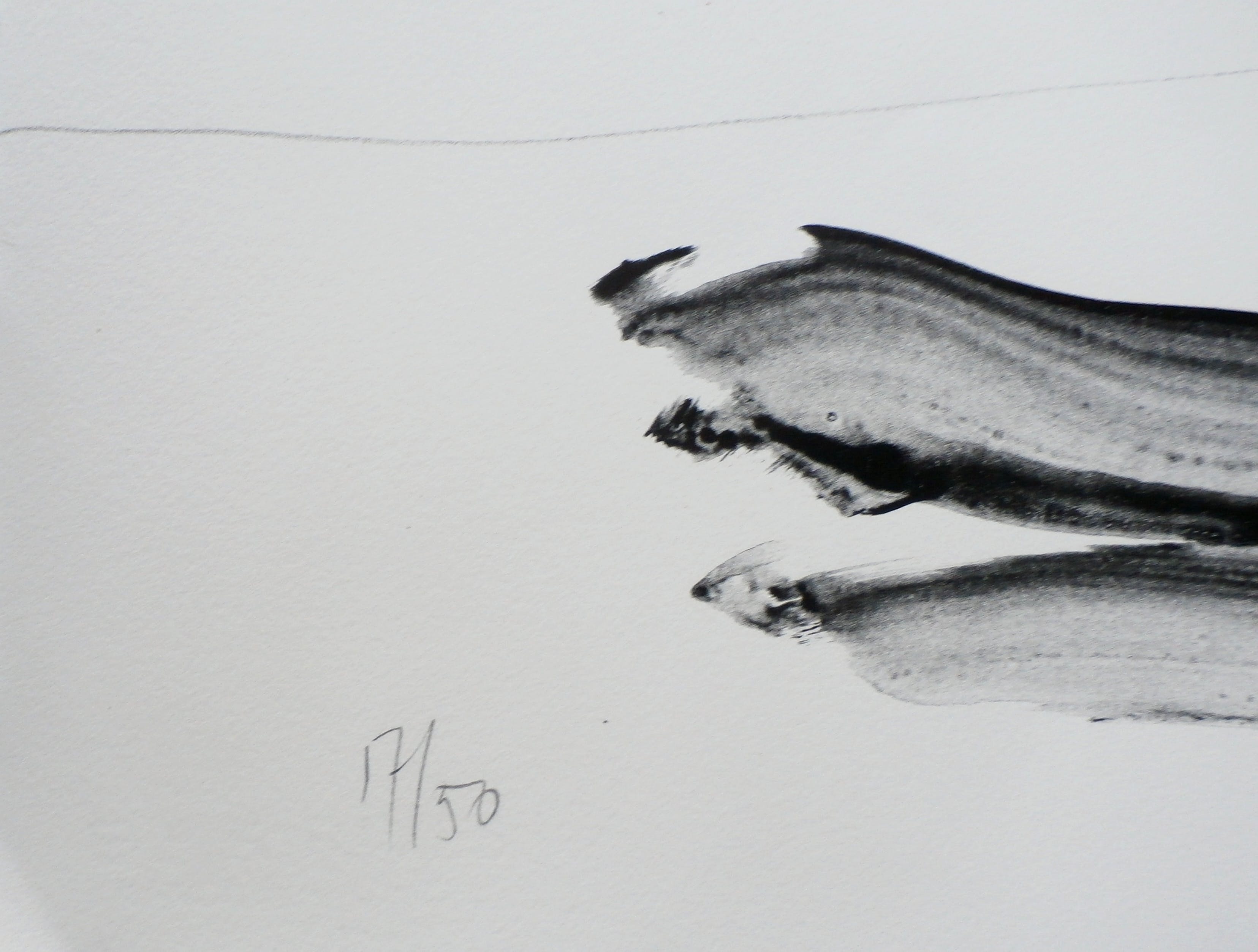 Ger Lataster - grote litho - Engel boven tafel - 1998 kopen? Bied vanaf 149!