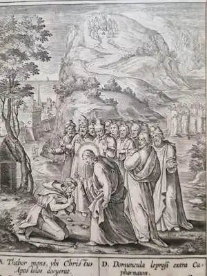 Adriaen Collaert - Genezing van de melaatse verkauft für € 75!