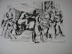 Theo Bitter - tekeningen van Theo Bitter en Juus Hartman kopen? Bied vanaf 250!