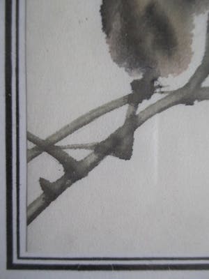 Niet of onleesbaar gesigneerd - Twee ingelijste aquarellen kopen? Bied vanaf 1!