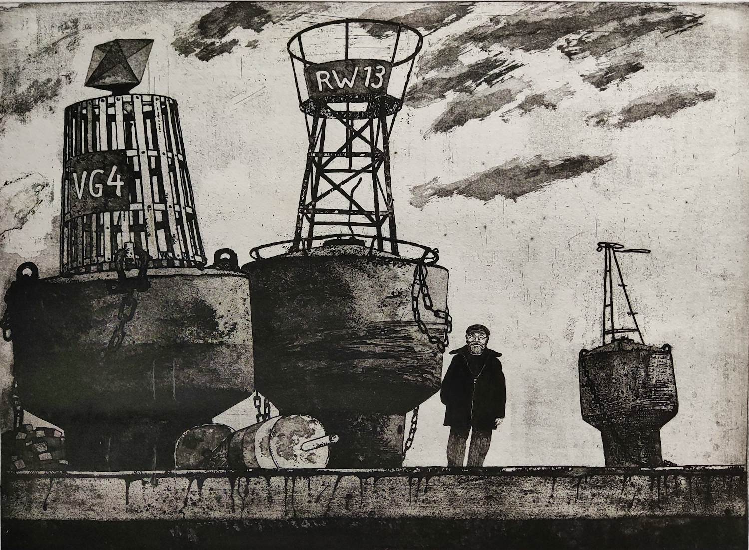 Herman Berserik - Zelfportret met boeien kopen? Bied vanaf 60!