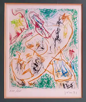 Asger Jorn - Zeldzame Aquatint - Tarotmagic vendu pour 1125€ !