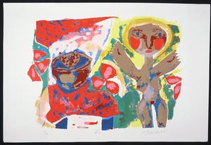 John Lie a Fo - Zeefdruk, Zonder titel kopen? Bied vanaf 1!