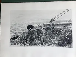 Dirk Hidde Nijland - De Zuiderzeewerken een schetsboek - 1932 - kopen? Bied vanaf 40!