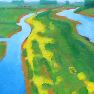 Willem Visser - Polderlandschap langs de Enkele Wiericke kopen? Bied vanaf 90!