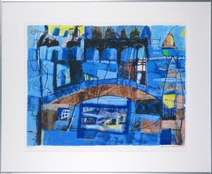 Anneke Peereboom - Zeefdruk, Sailing Signals II - Ingelijst kopen? Bied vanaf 70!