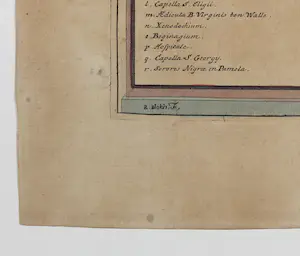 Niet of onleesbaar gesigneerd - Handgekleurde gravure, Aldenarda vulgo Audenaerde (Oudenaarde) kopen? Bied vanaf 1!