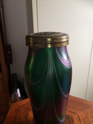 Johann Loetz Witwe - Veelkleurige topvaas kopen? Bied vanaf 200!