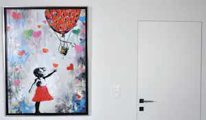 Loic Tuhal - Ode aan Banksy - olie op doek - gesigneerd - 120x90 cm kopen? Bied vanaf 850!