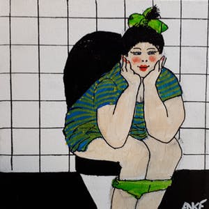 Anke Peddemors - kunst voor in het kleinste kamertje carla 1 kopen? Bied vanaf 17!