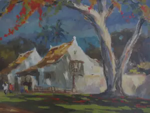 Sujatno Koempoel - 2x de Vuurboom en De Rode Brug Soerabaja kopen? Bied vanaf 200!