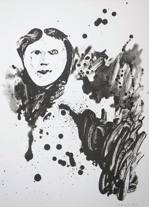 Jef Diederen - Litho afkomstig uit een serie naar teksten van Lucebert kopen? Bied vanaf 1!