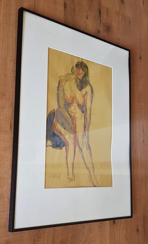 Niet of onleesbaar gesigneerd - vrouw naakt kopen? Bied vanaf 1!