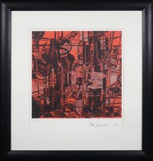 Rob Scholte - Zeefdruk, Flessen - Ingelijst kopen? Bied vanaf 80!