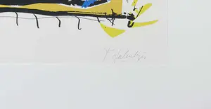 Kees Salentijn - Zeefdruk, Hommage aan Van Gogh - Ingelijst kopen? Bied vanaf 50!