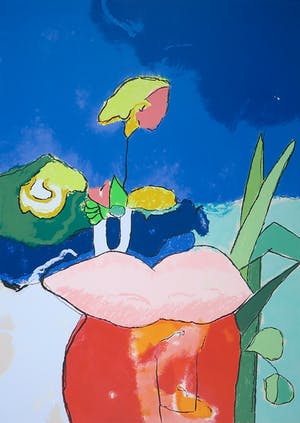 Henk van Vessem - Zeefdruk, Zonder titel kopen? Bied vanaf 1!