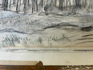 Anton Mauve (sr.) - Bomenrij in een winters landschap kopen? Bied vanaf 110!