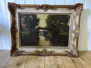 Aris Knikker - Bruggetje te Giethoorn verkocht voor € 180!