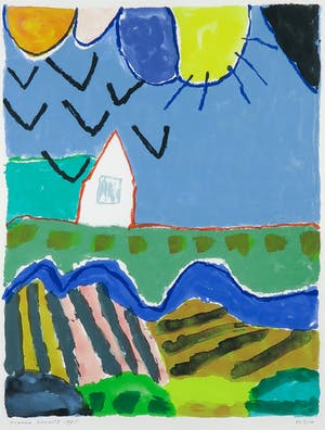 Harrie Gerritz - Litho, Zonder titel - Ingelijst kopen? Bied vanaf 35!