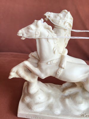 Amilcare Santini - Romeinse strijdwagen, gesigneerd kopen? Bied vanaf 1!