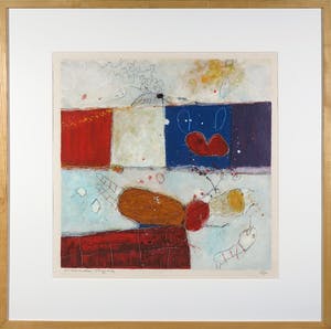 Alexander Vogels - Zeefdruk, Zonder titel - Ingelijst kopen? Bied vanaf 35!