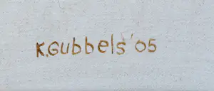 Klaas Gubbels - Ingelijste gemengde techniek op doek: "Shadow" - 2005 kopen? Bied vanaf 2399!