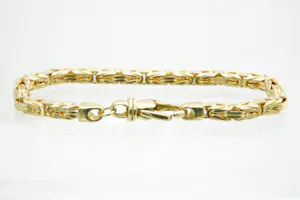 59 - Nieuwe en massief 18 Krt geel-gouden armband - Konings schakel - ZWAAR! kopen? Bied vanaf 1260!