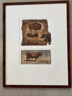 Han van Hagen - Grottekening Altamira & Lascaux verkauft für € 45!