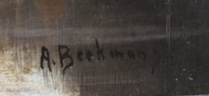 Ad Beekmans - Olieverf op paneel, Landschap - Ingelijst kopen? Bied vanaf 1!